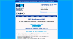 Desktop Screenshot of conference.mei.org.uk