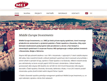 Tablet Screenshot of mei.cz